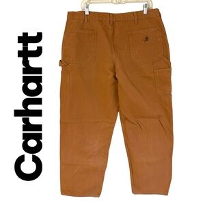 Carhartt Men's Dungaree Cargo Work Pants. Size 40x32 Like new! EUC!